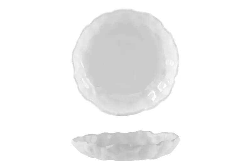 Feng - Plate 14.5 cm White Magma