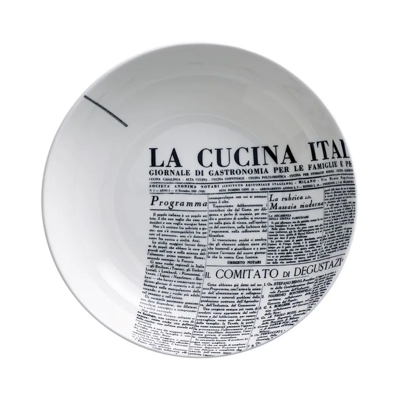 Geminiano Cozzi - Deep Plate 20 cm Geometric La Cucina Italiana