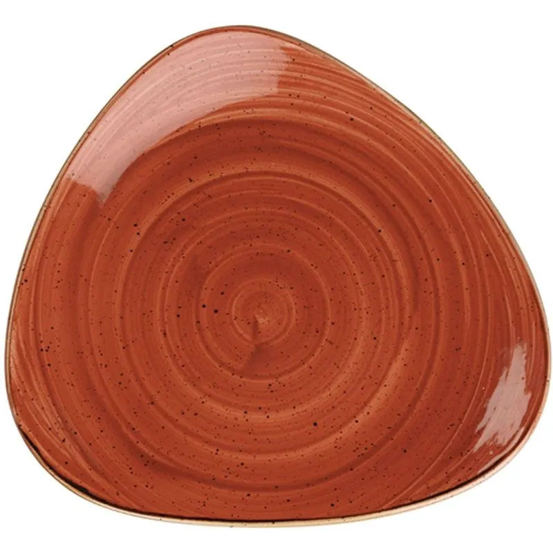 Churchill - Triangular Plate 22.9 cm Spiced Orange