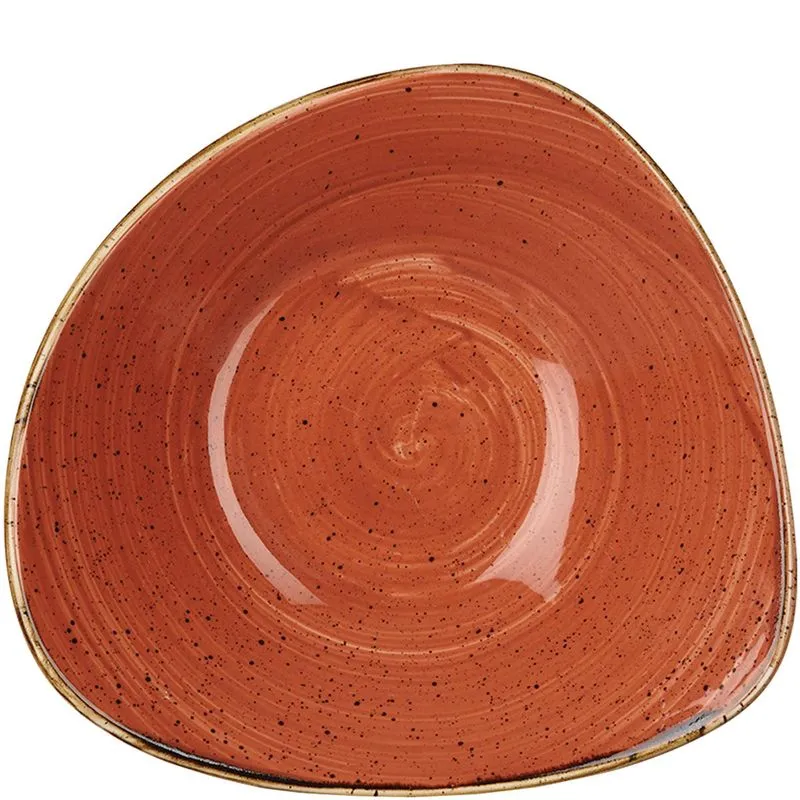 Churchill - Triangular Bowl 18.5 cm Spiced Orange