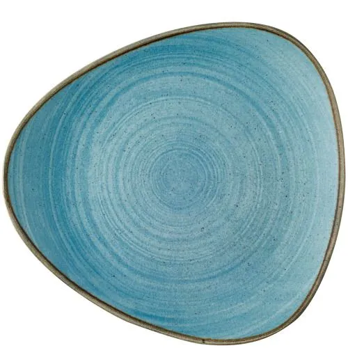 Churchill - Triangular Plate 24.5 cm Raw Teal