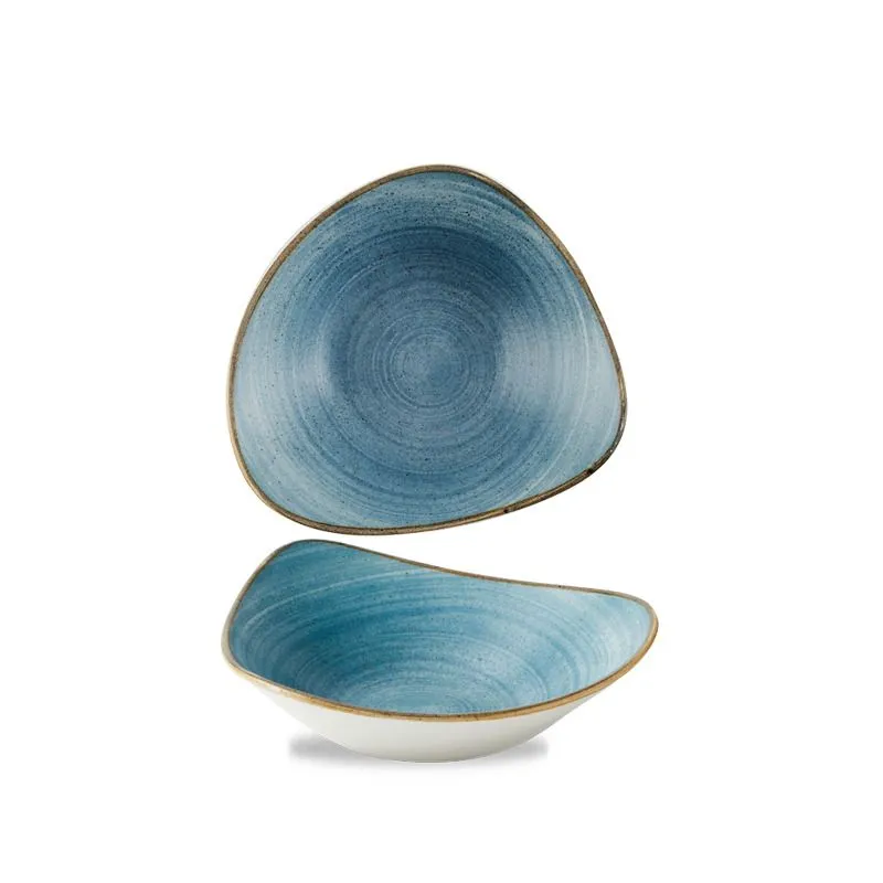 Churchill - Triangular Bowl 18.5 cm Raw Teal