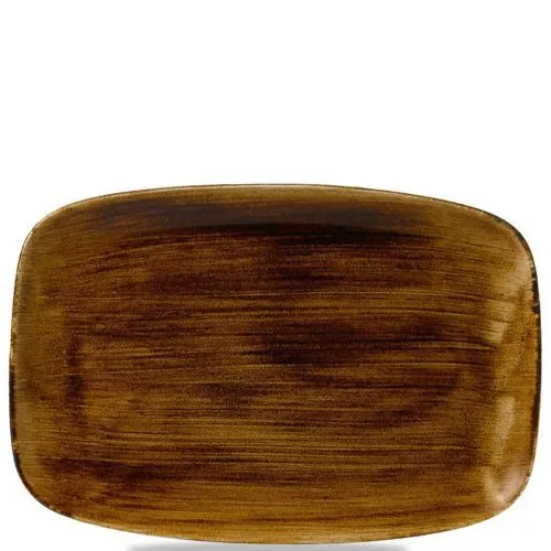 Churchill - Oblong Plate 34.4 x 23.4 cm Patina Vintage Copper