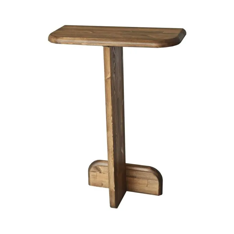 Consolle minimal 80x25x85h cm noce - Pancarana