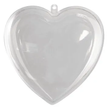 CUORE PLASTICA 2PZ 14CM